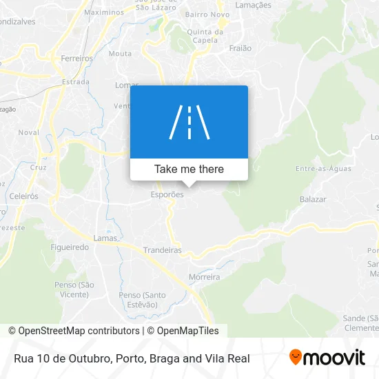 Rua 10 de Outubro map