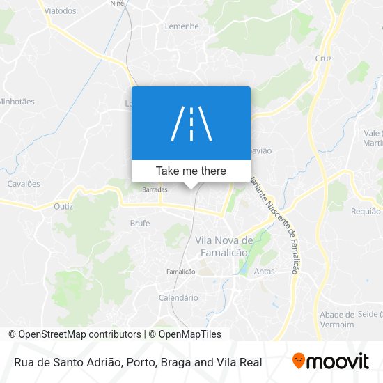 Rua de Santo Adrião map