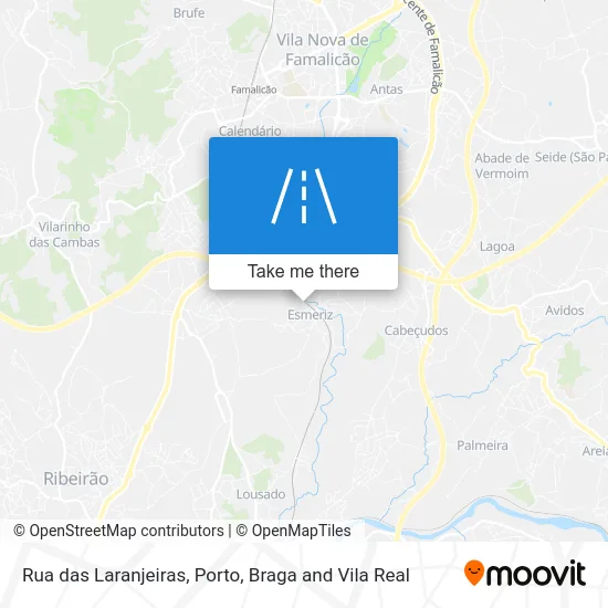 Rua das Laranjeiras map