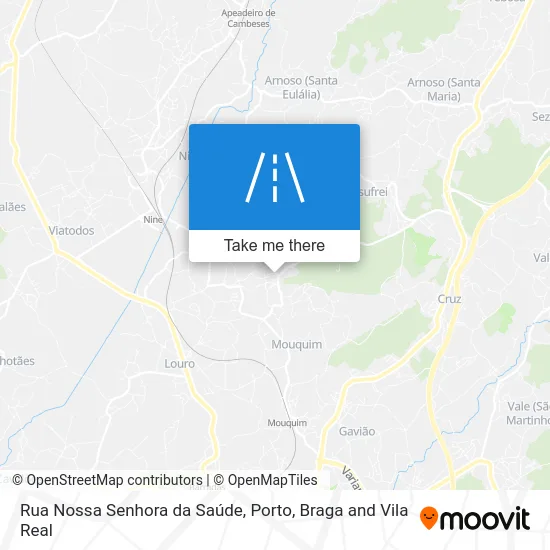 Rua Nossa Senhora da Saúde map