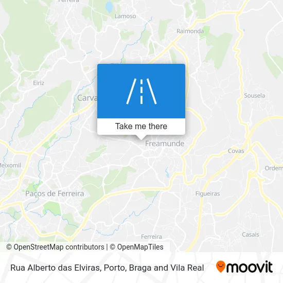 Rua Alberto das Elviras map