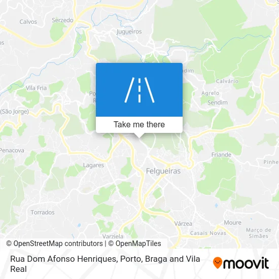 Rua Dom Afonso Henriques map