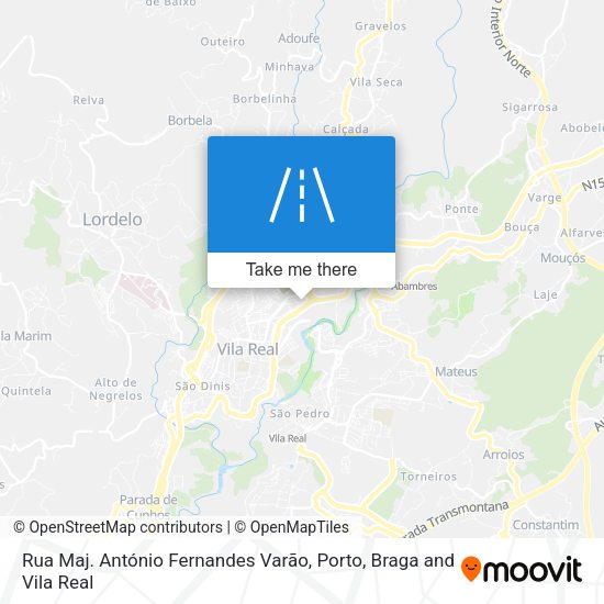 Rua Maj. António Fernandes Varão map