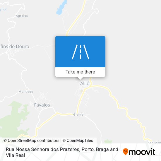 Rua Nossa Senhora dos Prazeres mapa