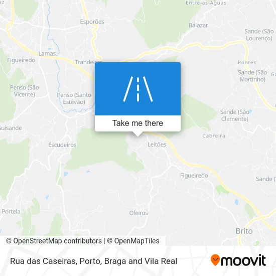 Rua das Caseiras map