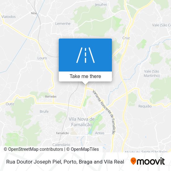 Rua Doutor Joseph Piel mapa