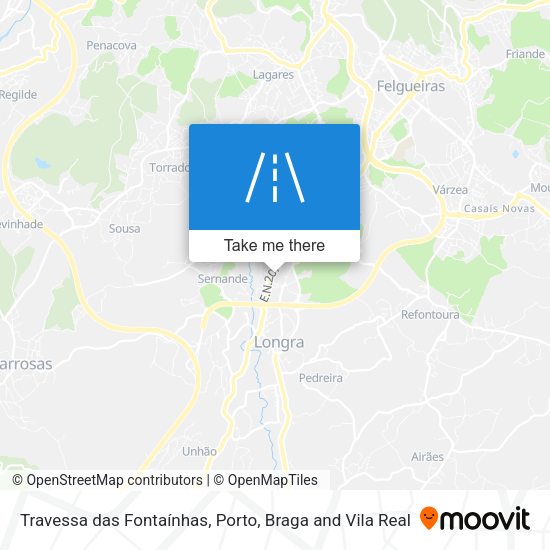 Travessa das Fontaínhas map