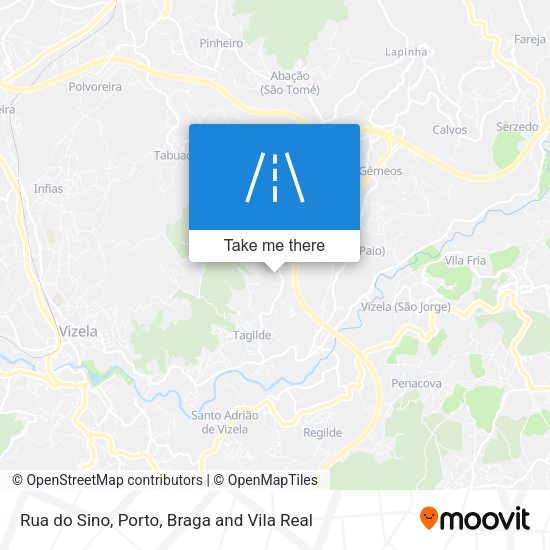 Rua do Sino map