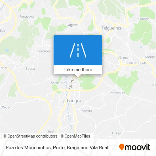 Rua dos Mouchinhos map