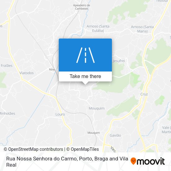 Rua Nossa Senhora do Carmo map