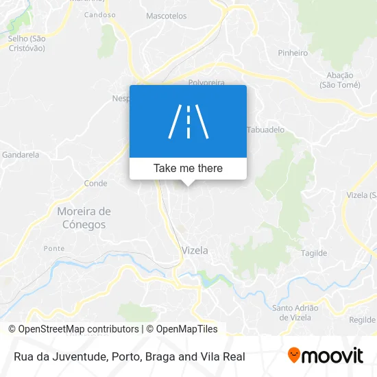 Rua da Juventude map