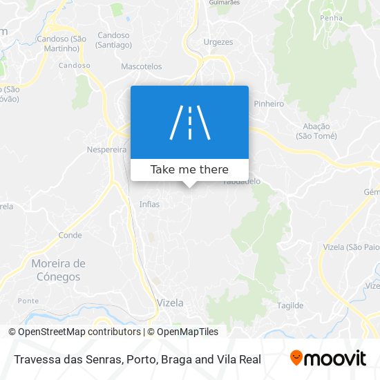 Travessa das Senras map