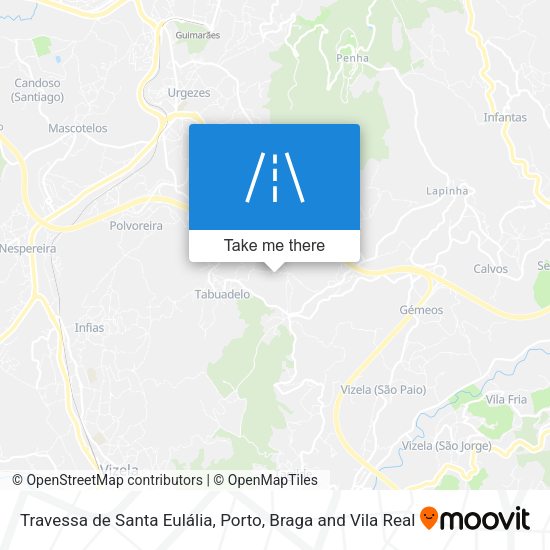 Travessa de Santa Eulália mapa