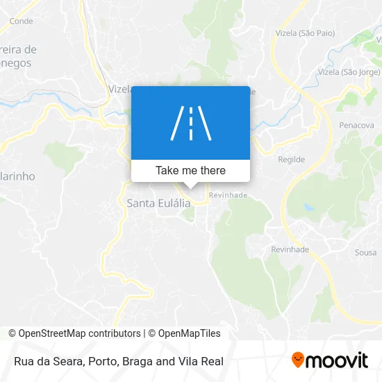 Rua da Seara map