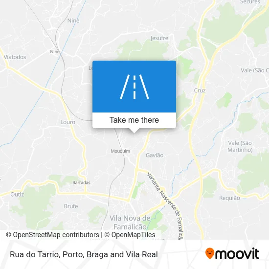 Rua do Tarrio map
