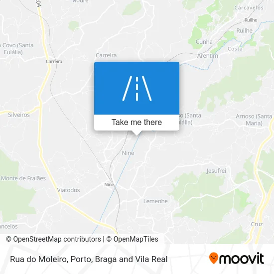 Rua do Moleiro map