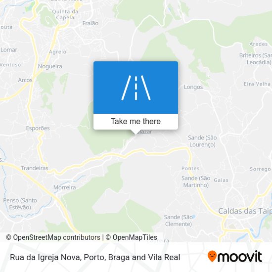 Rua da Igreja Nova mapa
