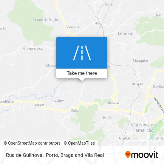Rua de Guilhovai mapa