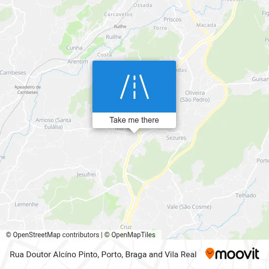 Rua Doutor Alcíno Pinto map