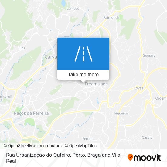 Rua Urbanização do Outeiro map