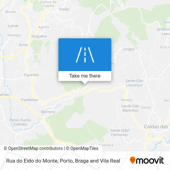 Rua do Eido do Monte map