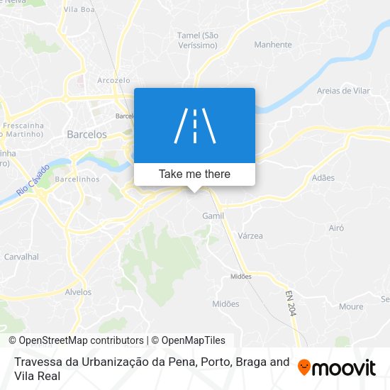 Travessa da Urbanização da Pena map