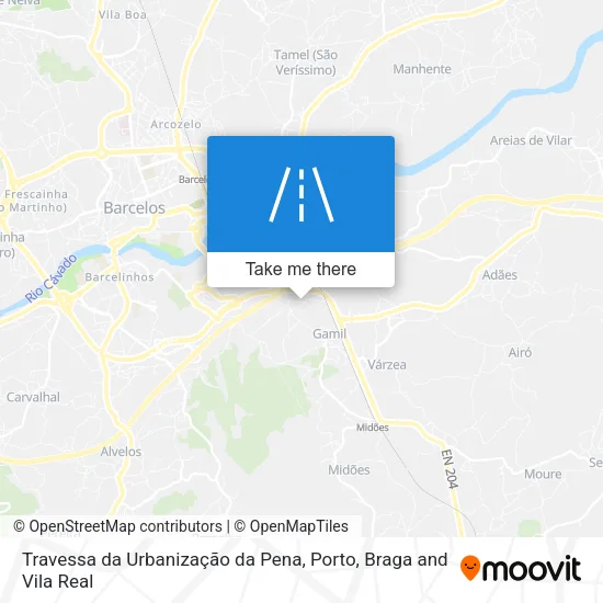 Travessa da Urbanização da Pena map