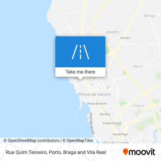 Rua Quim Tenreiro mapa