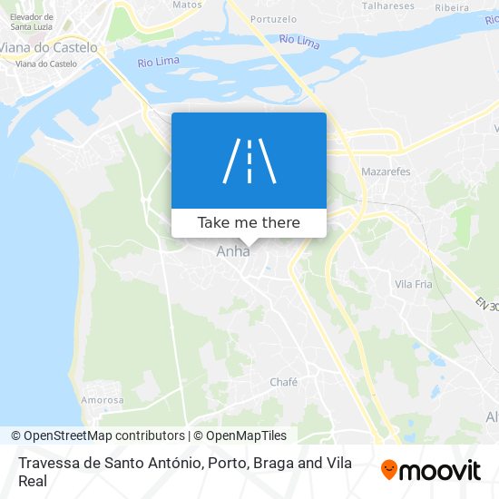 Travessa de Santo António map