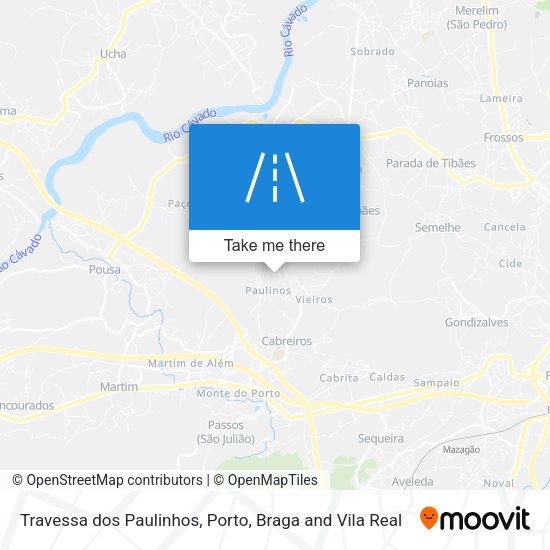 Travessa dos Paulinhos mapa
