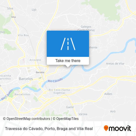 Travessa do Cávado map