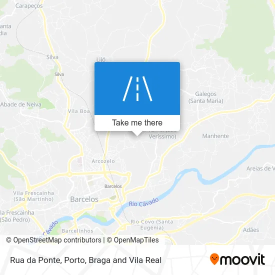 Rua da Ponte map