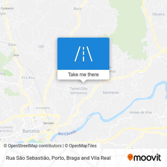 Rua São Sebastião map