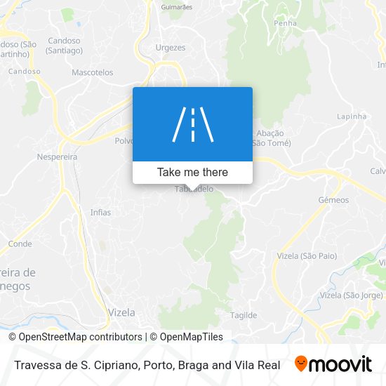 Travessa de S. Cipriano mapa