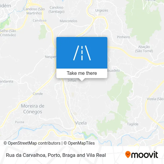 Rua da Carvalhoa map