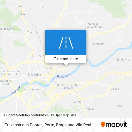 Travessa das Pontes map
