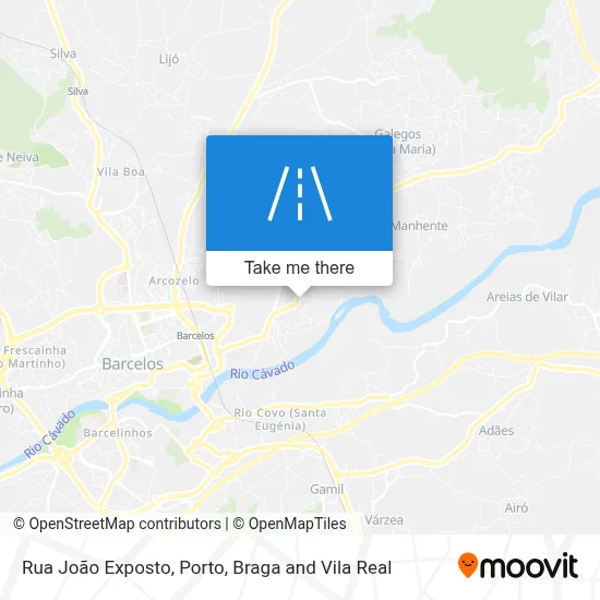 Rua João Exposto map