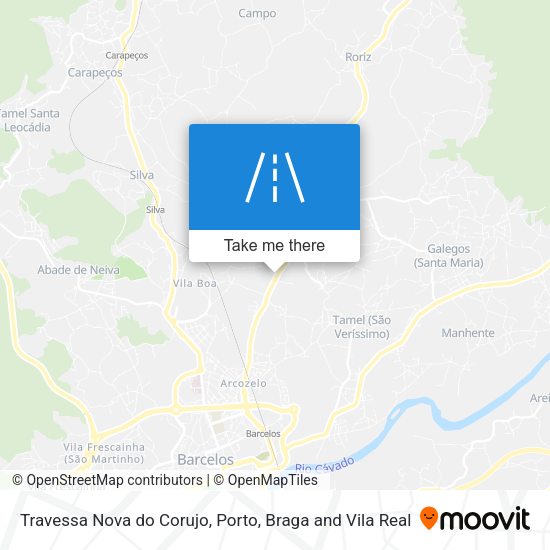 Travessa Nova do Corujo map