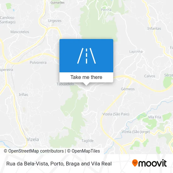 Rua da Bela-Vista map
