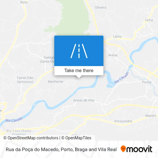 Rua da Poça do Macedo map