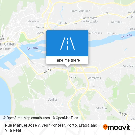 Rua Manuel Jose Alves "Pontes" map