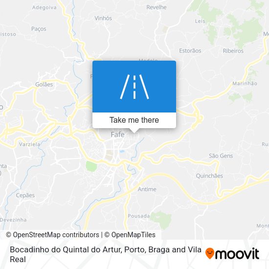Bocadinho do Quintal do Artur map