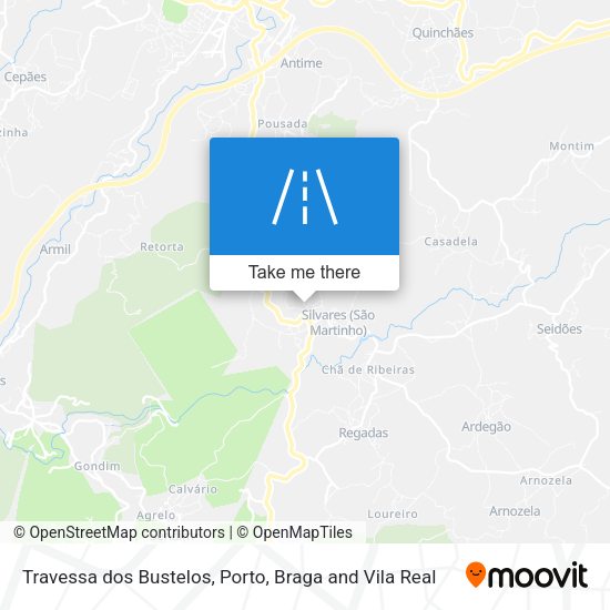 Travessa dos Bustelos mapa