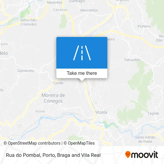 Rua do Pombal map