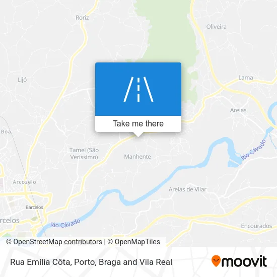 Rua Emília Côta map
