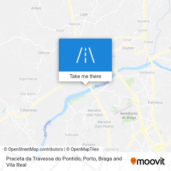 Praceta da Travessa do Pontido mapa