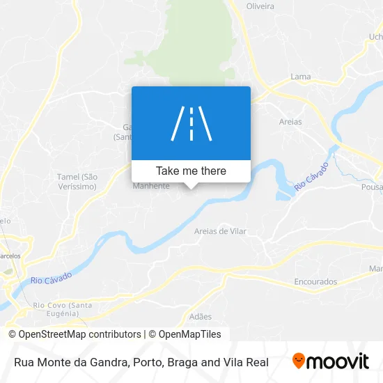 Rua Monte da Gandra map