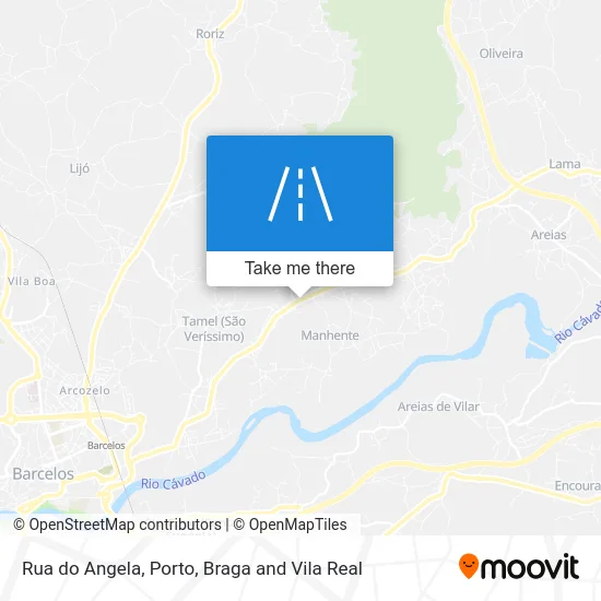 Rua do Angela map