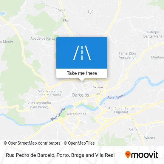 Rua Pedro de Barceló map