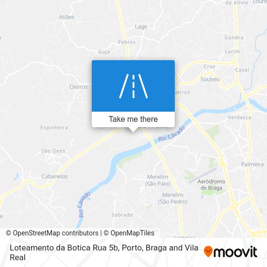 Loteamento da Botica Rua 5b mapa